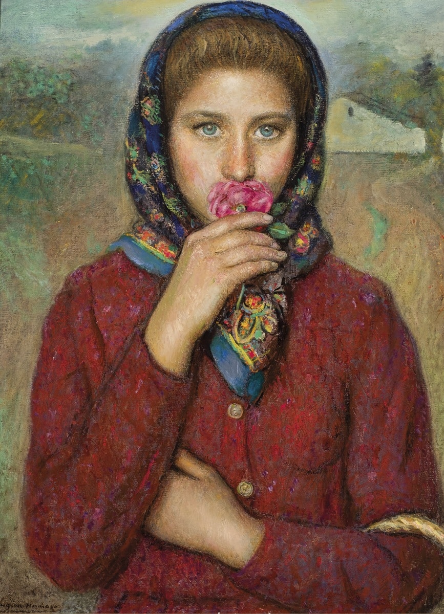 Eugenio Hermoso, Niña con pañuelo. Durán Subastas. Salida: 7.000 euros. Remate: 11.000 euros