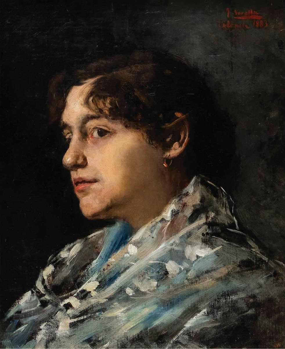 Joaquín Sorolla, Retrato de una joven, 1883. Abalarte Subastas. Salida: 25.000 euros. Remate: 32.500 euros. Comprado por el Estado