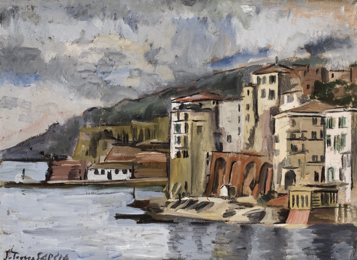 Joaquín Torres García, Vilefranche-sur-Mer. Durán Subastas. Salida: 15.000 euros