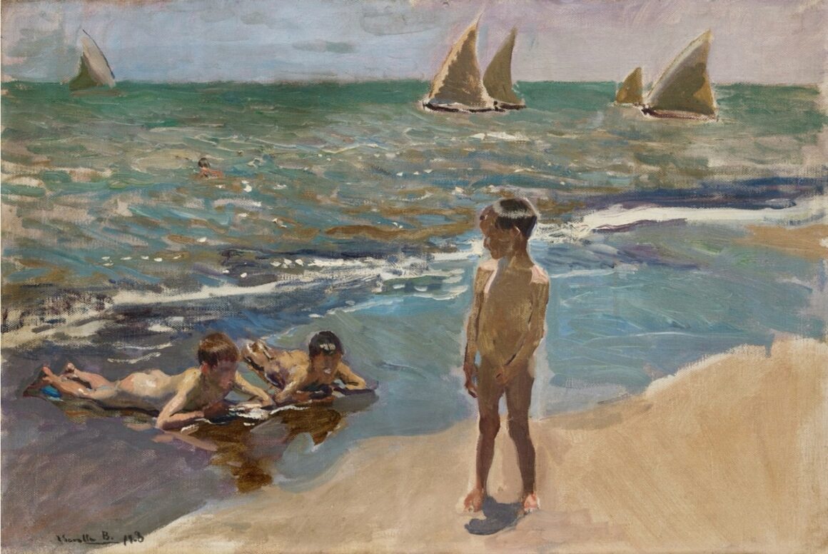 Sorolla niños orilla mar Sothebys 2 Un nuevo sorolla, a subasta en Londres