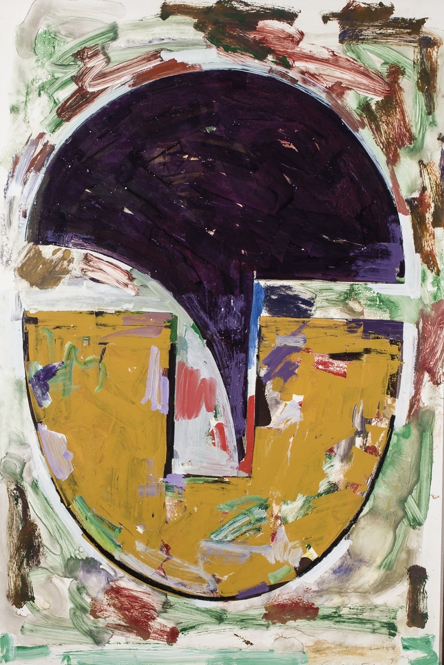 Rafael Canogar, Monotipo n 7-90, 1990. Durán Subastas. Salida: 4.000 euros