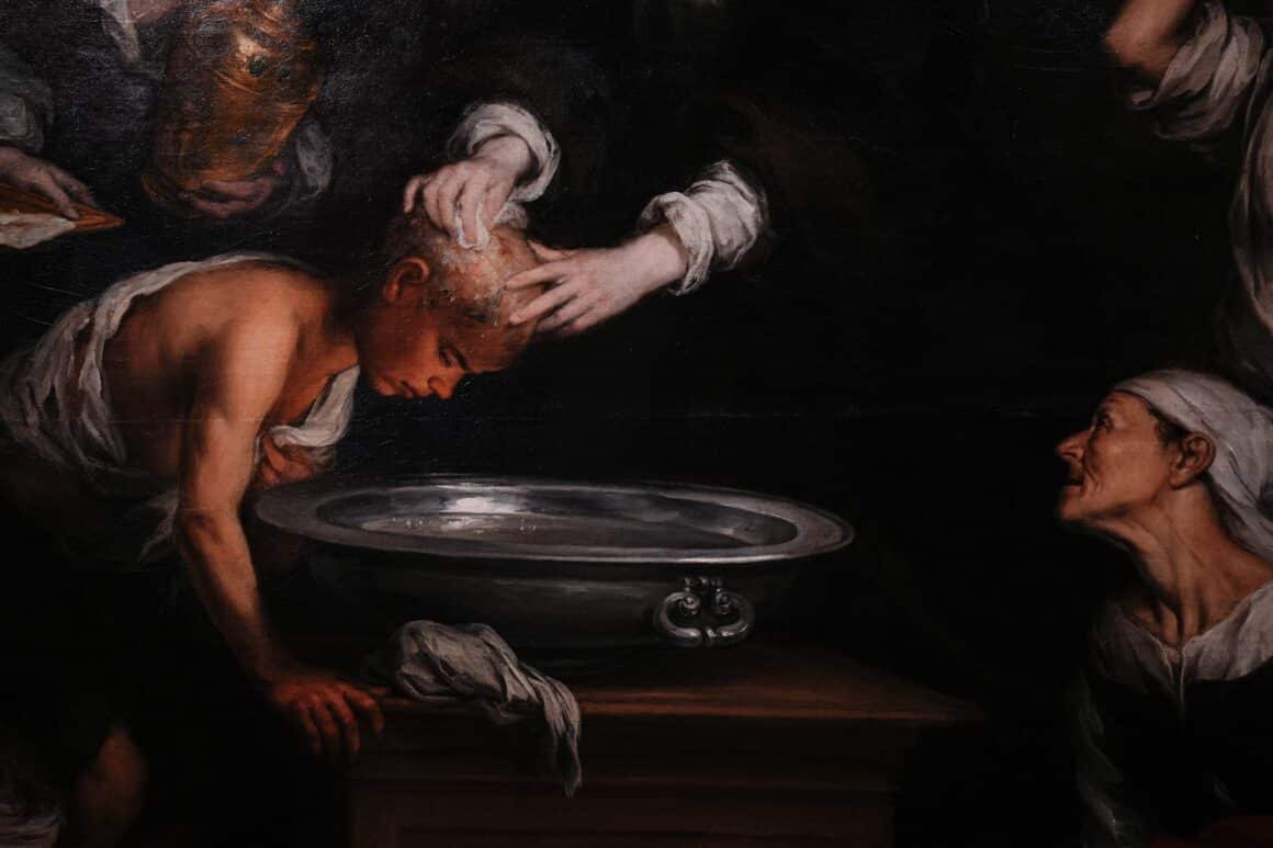 detalle-santa-isabel-curando-tiñosos-murillo Misericordia y salvación en el Barroco español