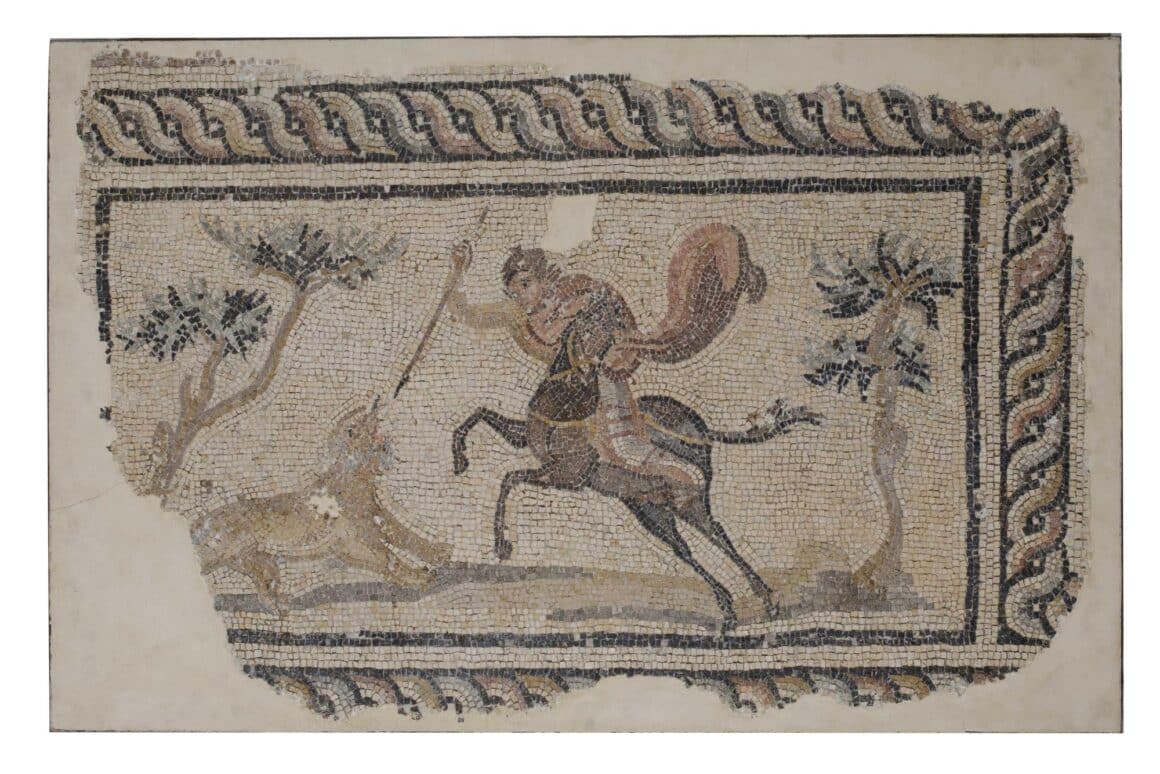 Un mosaico romano del siglo III d.C a la venta en Ansorena