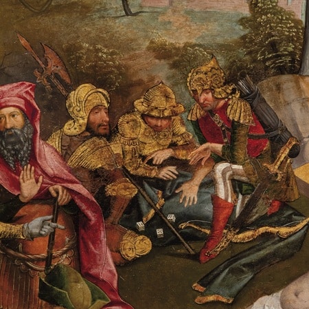 Alejo Fernández, Preparativos para la Crucifixión, detalle