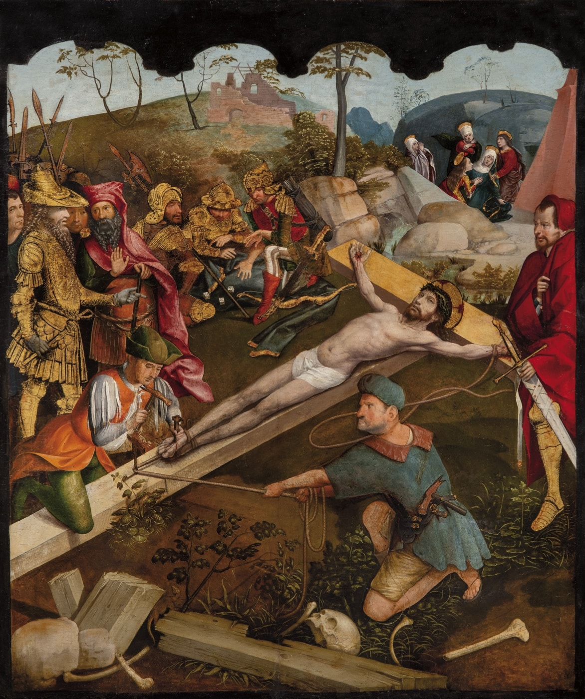 Alejo Fernández, Preparación para la crucifixión de Jesús
