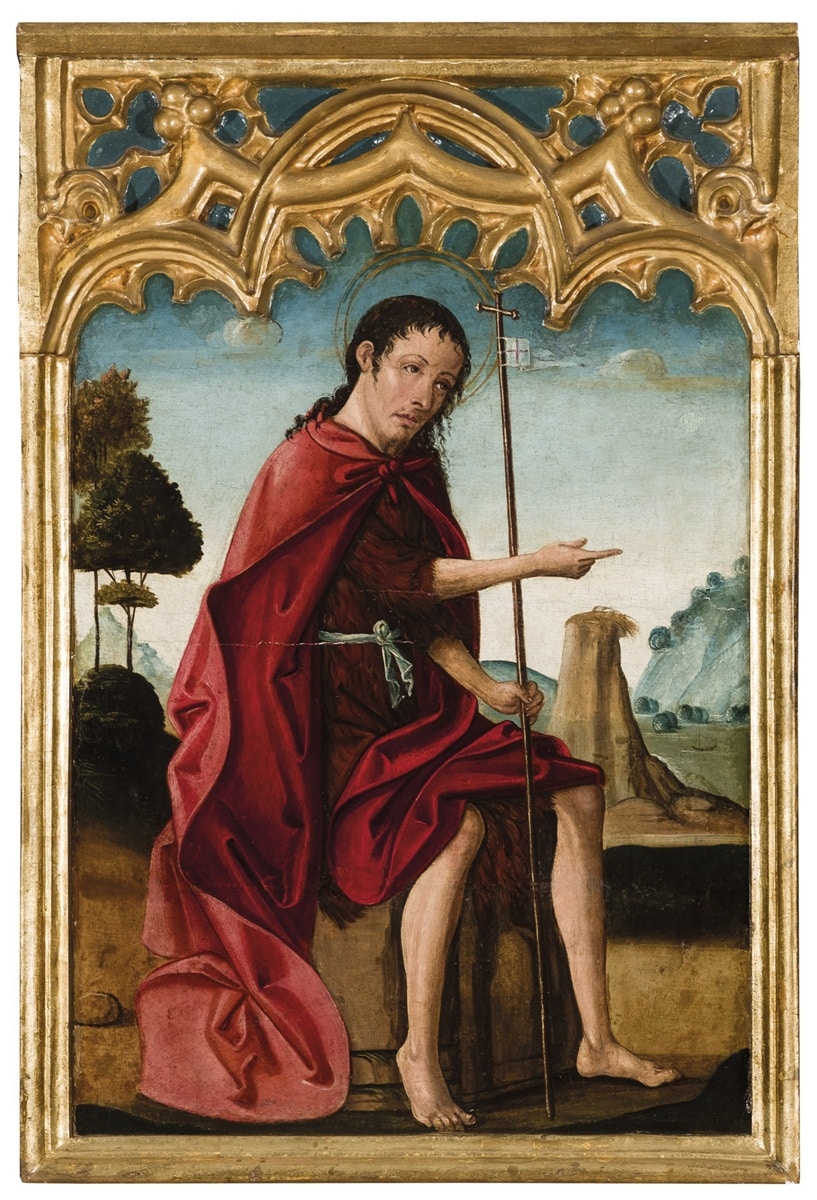 Francisco de Osona, San Juan Bautista. Durán Subastas. Salida: 15.000 euros