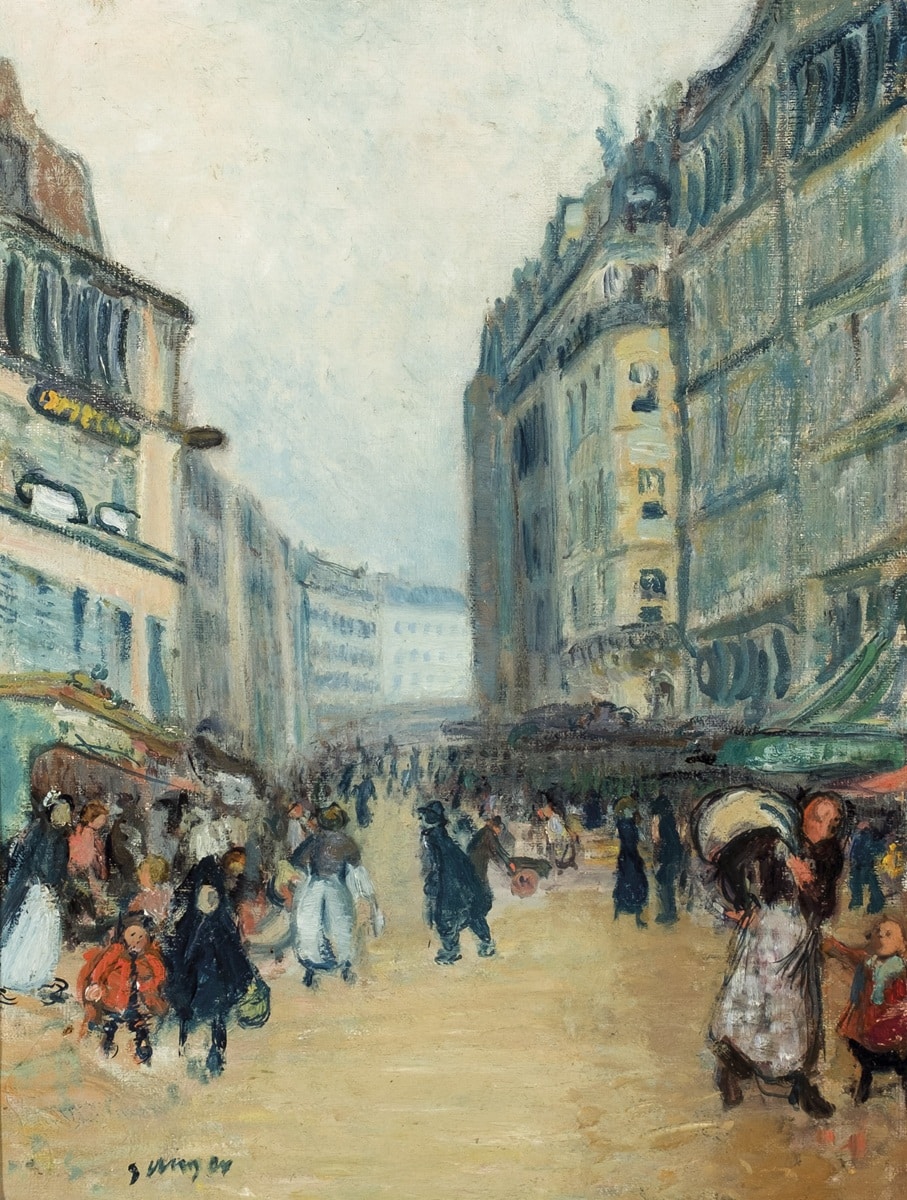 Joaquín Sunyer, Le rue Lepic, 1904. Durán Subastas. Salida: 15.000 euros