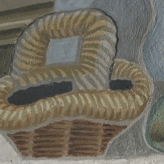 Juan Gris, Le guéridon de marbre, 1926, detalle