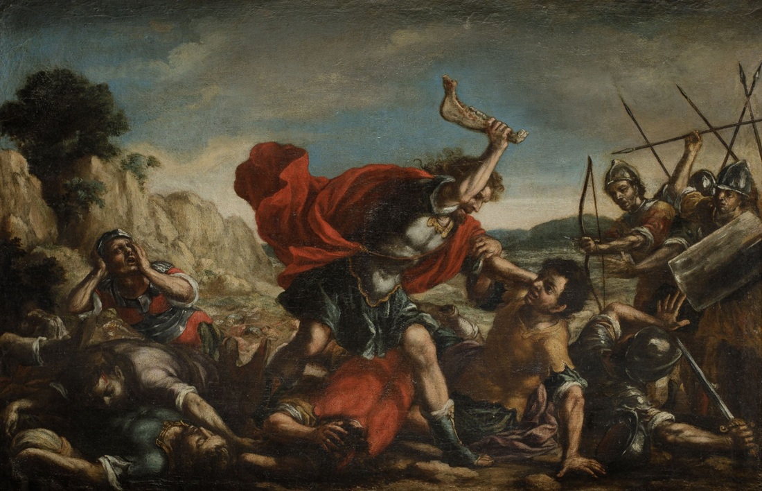 Lucas Valdés, Historia de Sansón (uno de tres). Ansorena Subastas. Salida: 30.000 euros