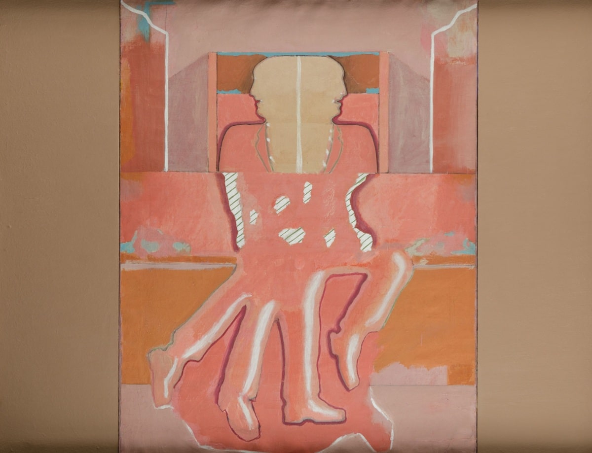 Luis Gordillo, Sin título (serie Peatones), 1965. Ansorena Subastas. Salida: 30.000 euros